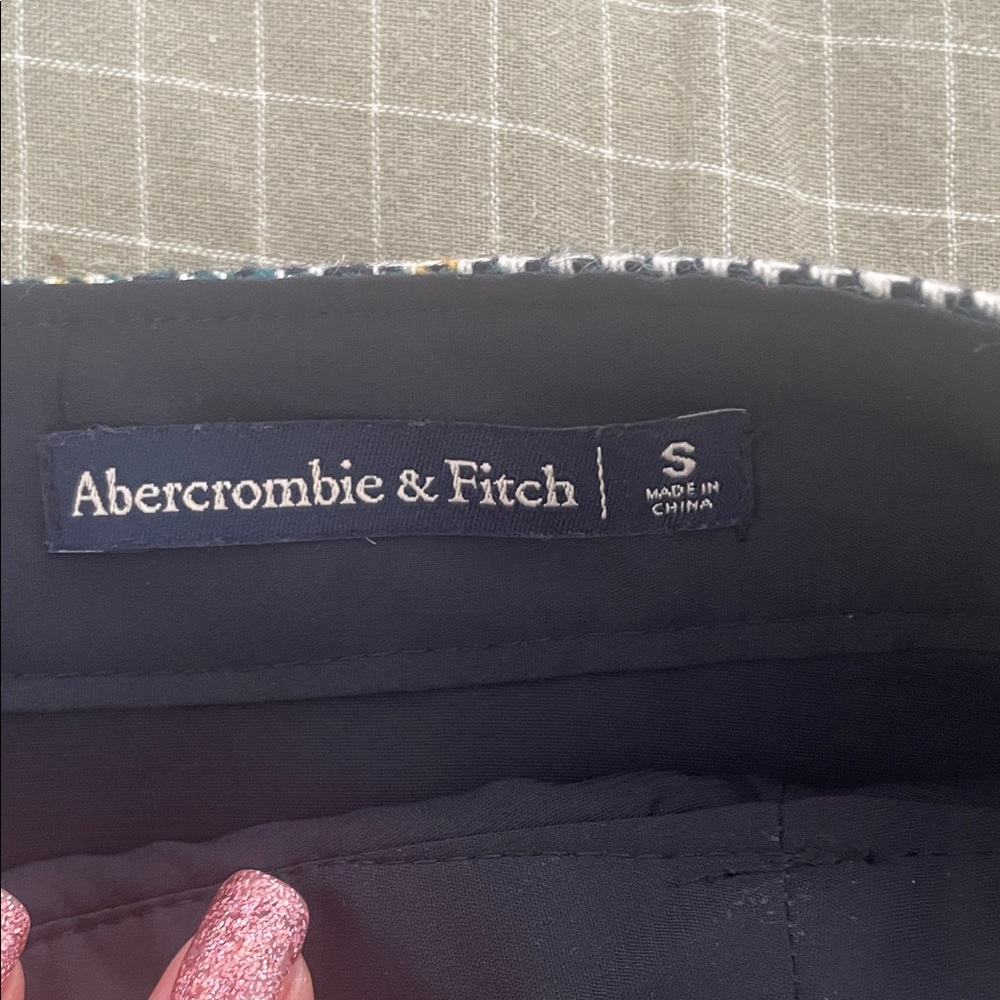Abercrombie & Fitch Plaid A-Line Skirt - Picture 7 of 8